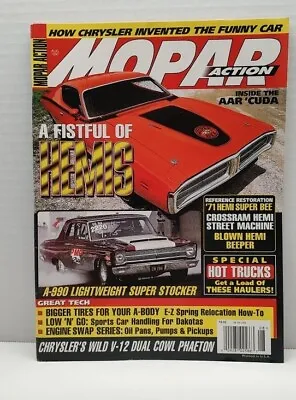 MOPAR ACTION MAGAZINE AUGUST 1997 A-990 Lightweight Super Stocker 71 Hemi Bee • $6.29