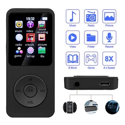 Support 128GB Bluetooth MP4/MP3 Lossless Music Player FM Radio Recorder Sport • $14.99