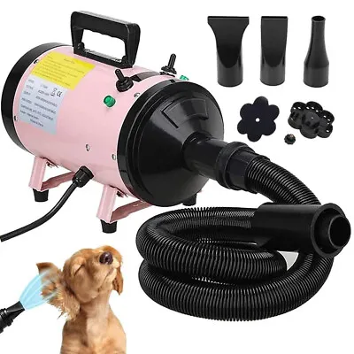 £62.30 • Buy 2800W Pet Hair Dryer Hairdryer Blaster Blower Dog Cat Grooming Low Noise Heater