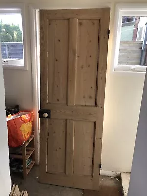 £30 • Buy Reclaimed Victorian 4 Panel Pine Door 
