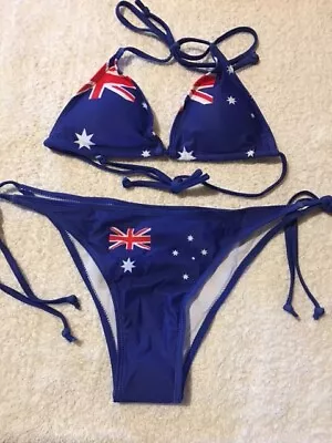 Australian Flag Women's Bikini By Southern Cross Swimwear - S M L XL & 2XL • $49.50