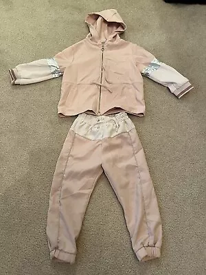 Zara Children’s Full Zip Hooded Jacket (4-5) And Pants(3-4) Rose/Peach Color • $15