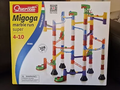 Marble Run Quercetti Migoga 108pc Marble Run Super For Ages 4-10 BRAND NEW! • £7