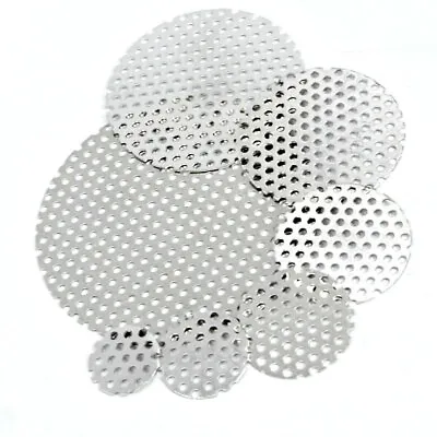 £4.18 • Buy Aluminium PERFORATED DISCS Vents Filters - Sheet Metal 3mm Ø Hole 5mm Pitch