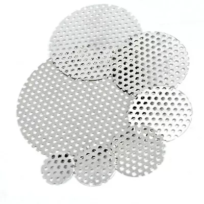 £4.18 • Buy Aluminium PERFORATED DISCS Vents Filters - Sheet Metal 3mm Ø Hole 5mm Pitch