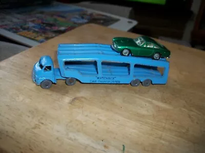 Vintage Matchbox Car Transporter #2 & Ferrari Berlinetta #75 With Tow Hook V/g • £6.99