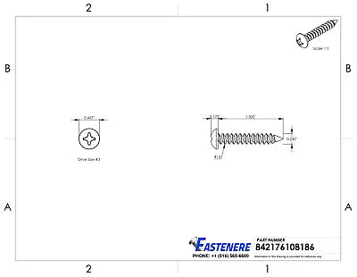 #14 Phillips Pan Head Sheet Metal Screws Self Tap Stainless Steel All Lengths • $13.61