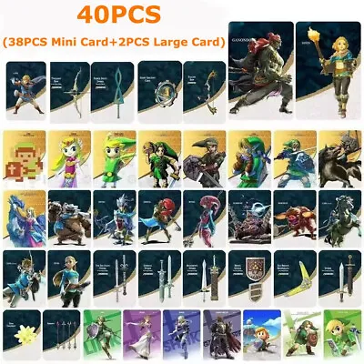 Zelda Amiibo Cards Tears Of The Kingdom Amiibo Card NFC For Switch 40PCS  • £18.55