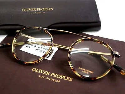 OLIVER PEOPLES MP-3-XL Boston Shape Glasses 46□22-145 Tortoise Shell Eyewear F/S • $259
