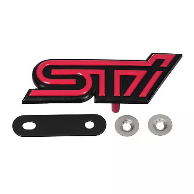 $27.98 • Buy OEM 2006-2007 Subaru Impreza STi Pink Front Grille Emblem Nameplate 93013FE150