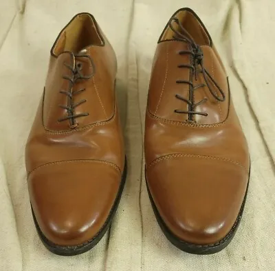 ZARA MAN Brown Leather Pointed Toe Dress Shoes Men's Size 10.5 Euro 44 • $17.90