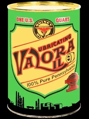 Valora Motor Oil By Quincy Independent Oil Co. NEW Metal Sign: 9x12 Ships Free • $19.88