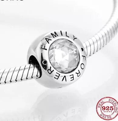 $27 • Buy Authentic Sterling Silver S925 Family Forever Charm Bead