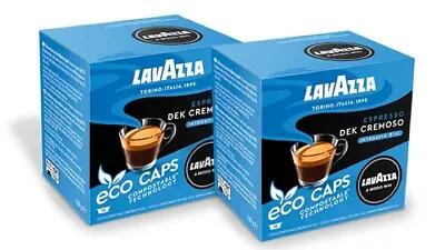 £15.99 • Buy Lavazza A Modo Mio Dek Cremoso Eco Cap Compostable Capsules / Pods -  32 Pods