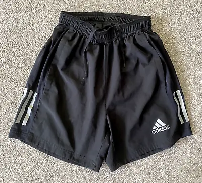 $15 • Buy Adidas Black Men's / Boys Running Aeroready Shorts - Size XS Men's 5 
