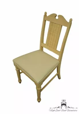 STANLEY FURNITURE Chalais Collection Knotty Pine And Wicker Desk / Accent Chair • $237.59