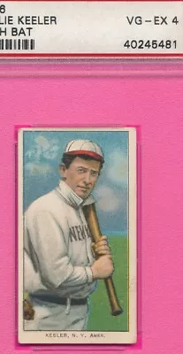 Psa 4 T206 Willie Keeler Hof Batting 1910 Piedmont Tobacco Graded Vg-ex *tphlc • $1320