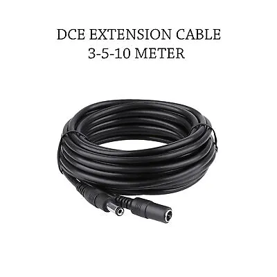 Power Cable Extension For 12V DC 3M 5M 10M CCTV LED & Adapter 2.1mm*5.5mm Jack • £4.20