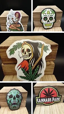 1-Stickers Decals Weed 420 Maryjane Humor Wacky High Times USA Shipping Seller • $1.99