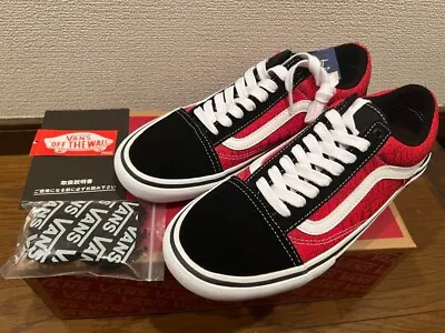VANS BAKER OLD SKOOL PRO Sneakers Shoes Men US 8.5 Black Red From Japan USED • $471.66