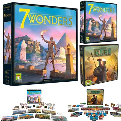 7 Seven Wonders Board Game  3-7 Players Aged 10+ Party Family Game New In Box • £28.98