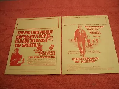 2-Pack! 1974 MR. MAJESTYK 11X8.5  Theatre Bulletin Board Poster Charles Bronson • $19.99