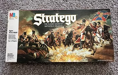 Vintage STRATEGO Board Game 1986 Milton Bradley W/Instructions -100% Complete • $24.96