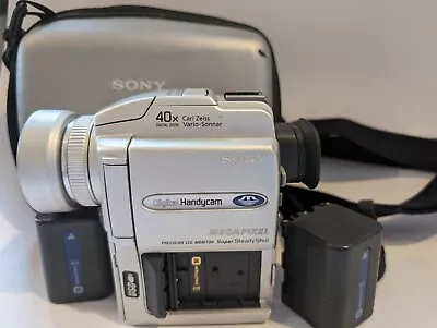 Sony Dcr-pc110e Mini Dv Camera Camcorder Bundle With Accessories No Charger  • £80