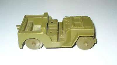 Vintage MPC Army Battlefront Playset Command Jeep Olive Green- Marx Timmee • $11.88