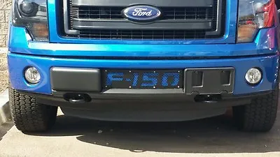 2009-2014  Ford F-150 Black With Blue Flame Mesh Lower Bumper Grille Ecoboost • $220