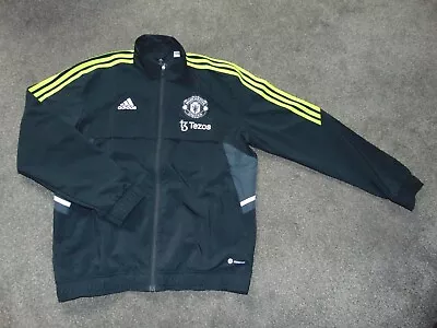 Men's  Adidas MANCHESTER UNITED CONDIVO 22 Presentation Jacket 2022-23 Size M • £44.99