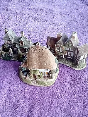 Lilliput Lane Lazy Days David Winter Apothecary & Anor Miniature Cottages • £4.95