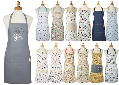 £7.99 • Buy Cooksmart Cotton Apron Twill Chef Cooking Baking Kitchen Pinny With Pocket