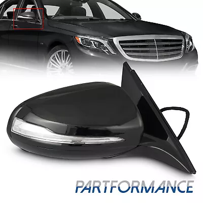 FOR 2014-2020 MERCEDES S500 S550 BLACK RIGHT PASSENGER SIDE BLIND SPOT MIRROR   • $245.99