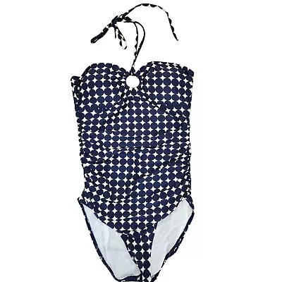 Beach Babe Australia Womens Halter One Piece Bathing Suit Size 6 Swim Bandeau • $19.50