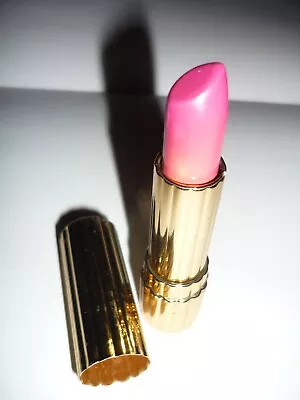 1960s ESTÉE LAUDER “Circus Pink” ALL DAY LIPSTICK RIBBED GOLDEN TUBE Vintage NOS • $24.99