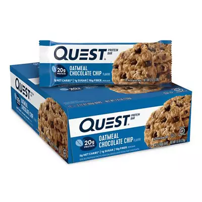 Quest Nutrition Bar 12x60g Oatmeal Chocolate Chip • £39.37