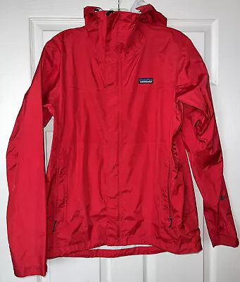 $74.99 • Buy Patagonia Torrentshell H2NO Hooded Rain Jacket Waterproof Nylon Red, Medium
