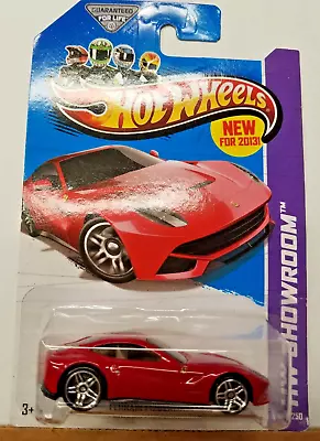 Hot Wheels Showroom 2013 All Stars Ferrari F12 Berlinetta Red Fantastic • $30