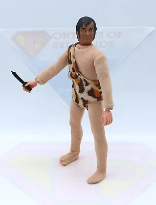 Vintage 1974 Mego Tarzan ~WGSH 8  Original T1 Action Figure ~Repro Knife ~Wear • $49.88