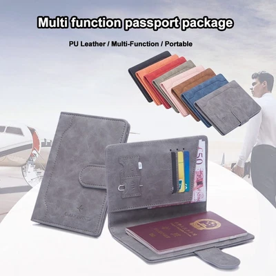 $16.55 • Buy Case Travel Accessories Bag RFID Business Passport Covers ID Bank Card Holder