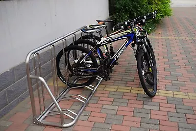 5-bike Stainless Steel Outdoors Bicycle Rack • $400