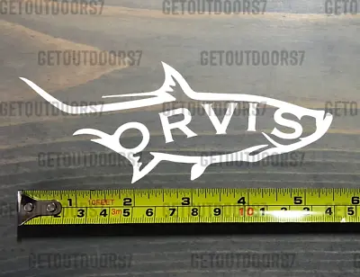 Orvis Decal Sticker Tarpon Fly Fishing Yeti Bonefish Redfish Rod Ross Reels • $5.99