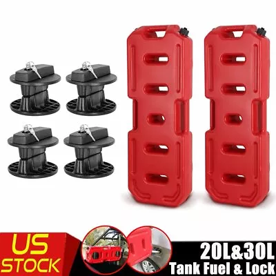 20L 30L Can Backup Tank Fuel Gas Gasoline Container Lock SUV ATV Truck Car Motor • $169