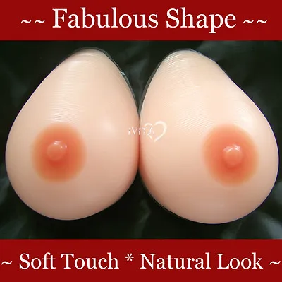 £39.99 • Buy TearDrop Silicone Breast Forms A To G Cup CD TG Woman Boobs Bra Enhancer Tit UK