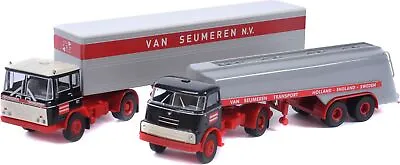 BREKINA - 2 MAMMOET Color Trucks - DAF 2600 And DAF 2000 - 1/87 - BRE4... • $79.52