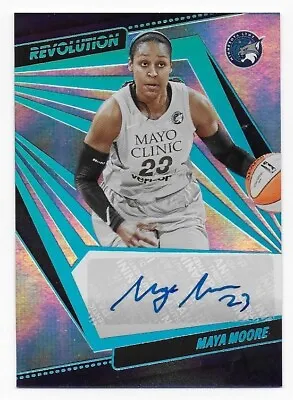 $5.99 • Buy MAYA MOORE Panini Revolution WNBA Infinite Parallel AUTOGRAPH Card  22/25