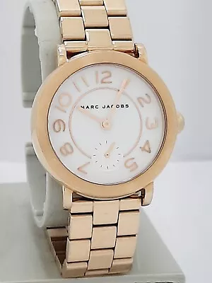 Marc Jacobs Ladies Riley Rose Gold Watch MJ3471 • $62.21