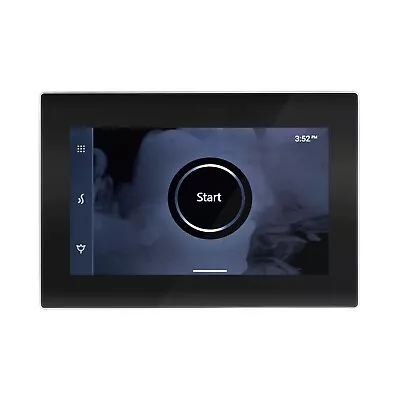 Mr Steam ISteam®X Steam Generator Control W/Polished Chrome Bezel In Glass Black • $1610