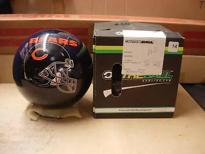 14# 5oz TW 2.5 NIB 2013 Style VIZ-A-BALL NFL CHICAGO BEARS Bowling Ball • $250